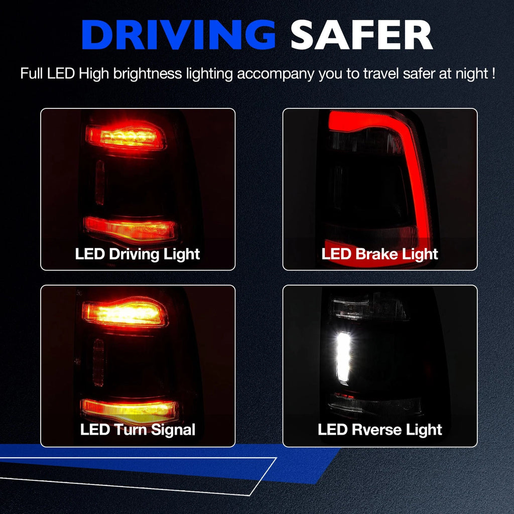 LED Tail Lamp for Dodge RAM 1500 (2019-2022) Passenger Side