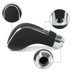 Gear Shift Knob for Universal Cars (Manual) - Black Leather