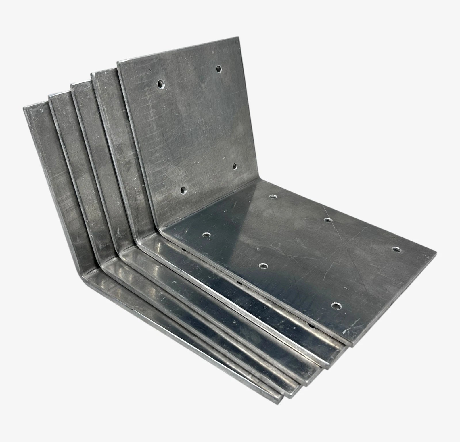 Set of 5 Aluminum 15 Degree Predrilled Corner Bracket Mounts for