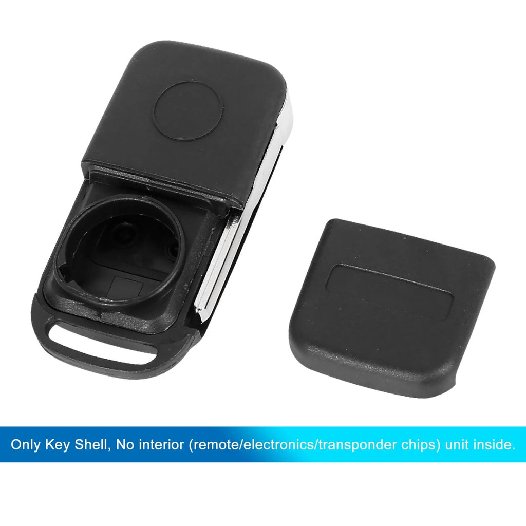 Key Shell Case 2107601306 for Mercedes-Benz (4 Button, Black)