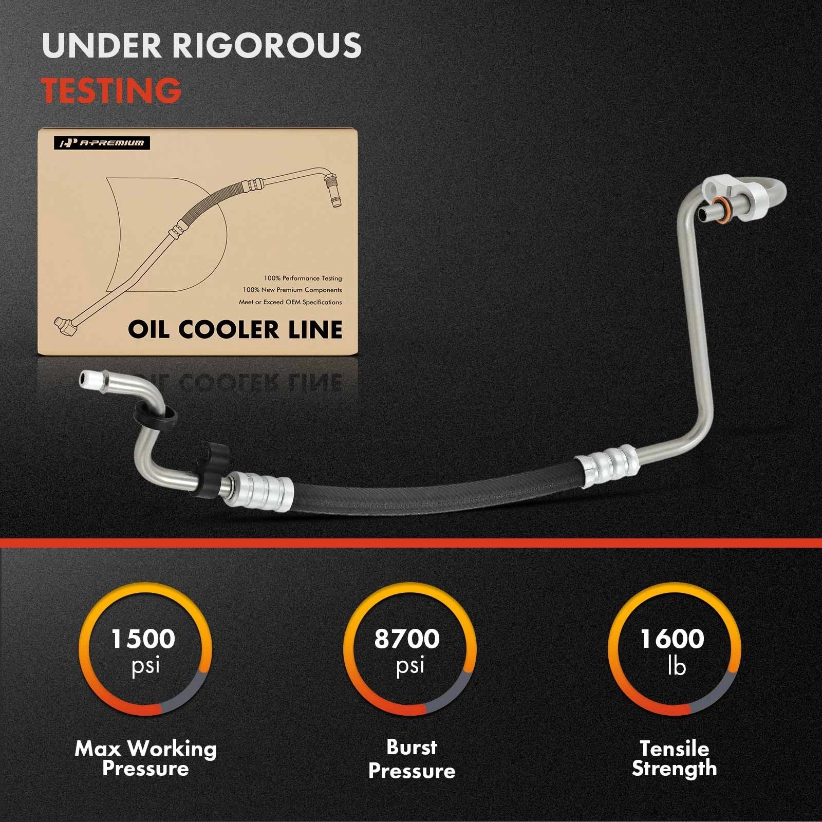 Inlet Lower Automatic Transmission Oil Cooler Line for Chevy Malibu (2008–2012)