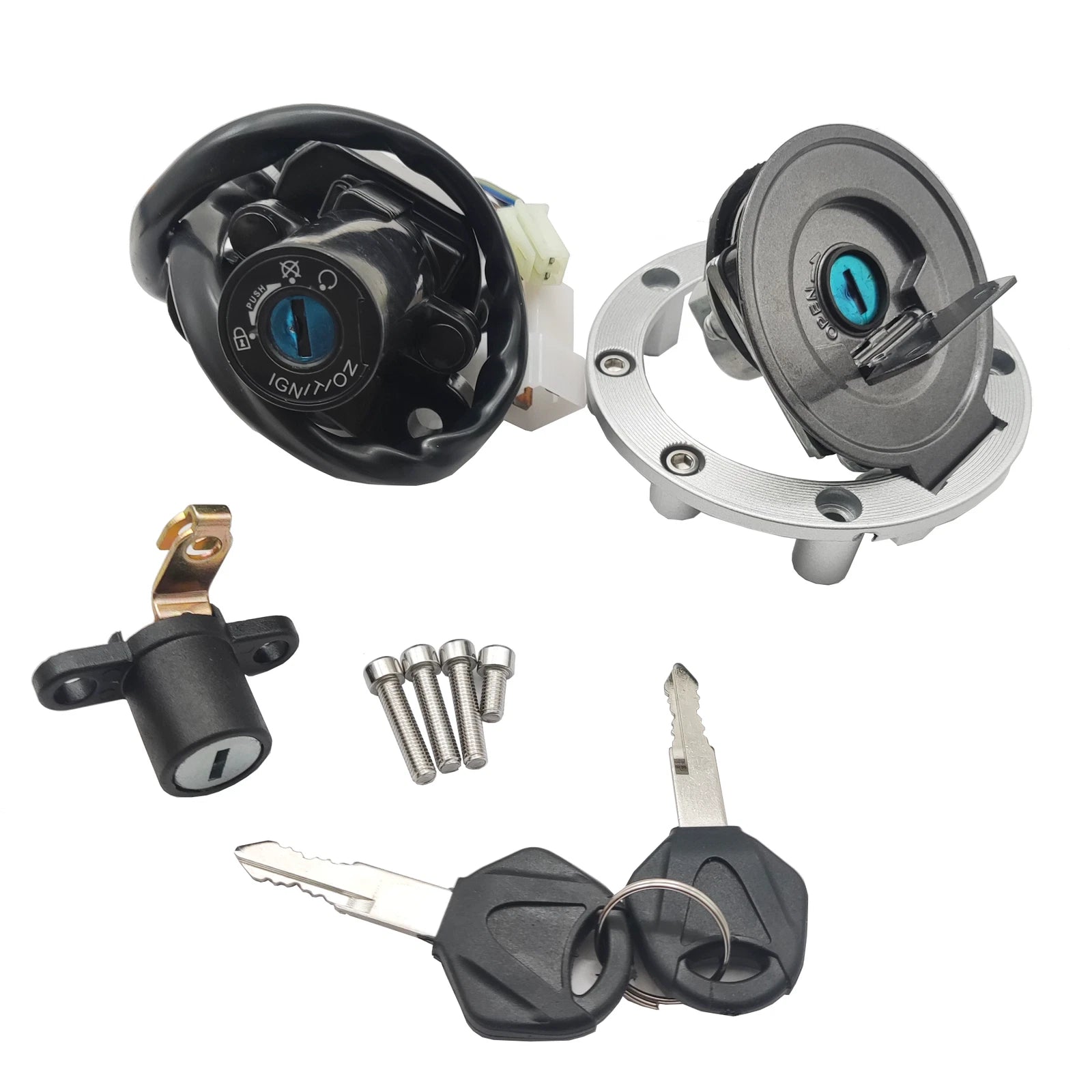 Ignition Switch Lock & Fuel Gas Cap Set for Yamaha FJR1300 (2003–2005)