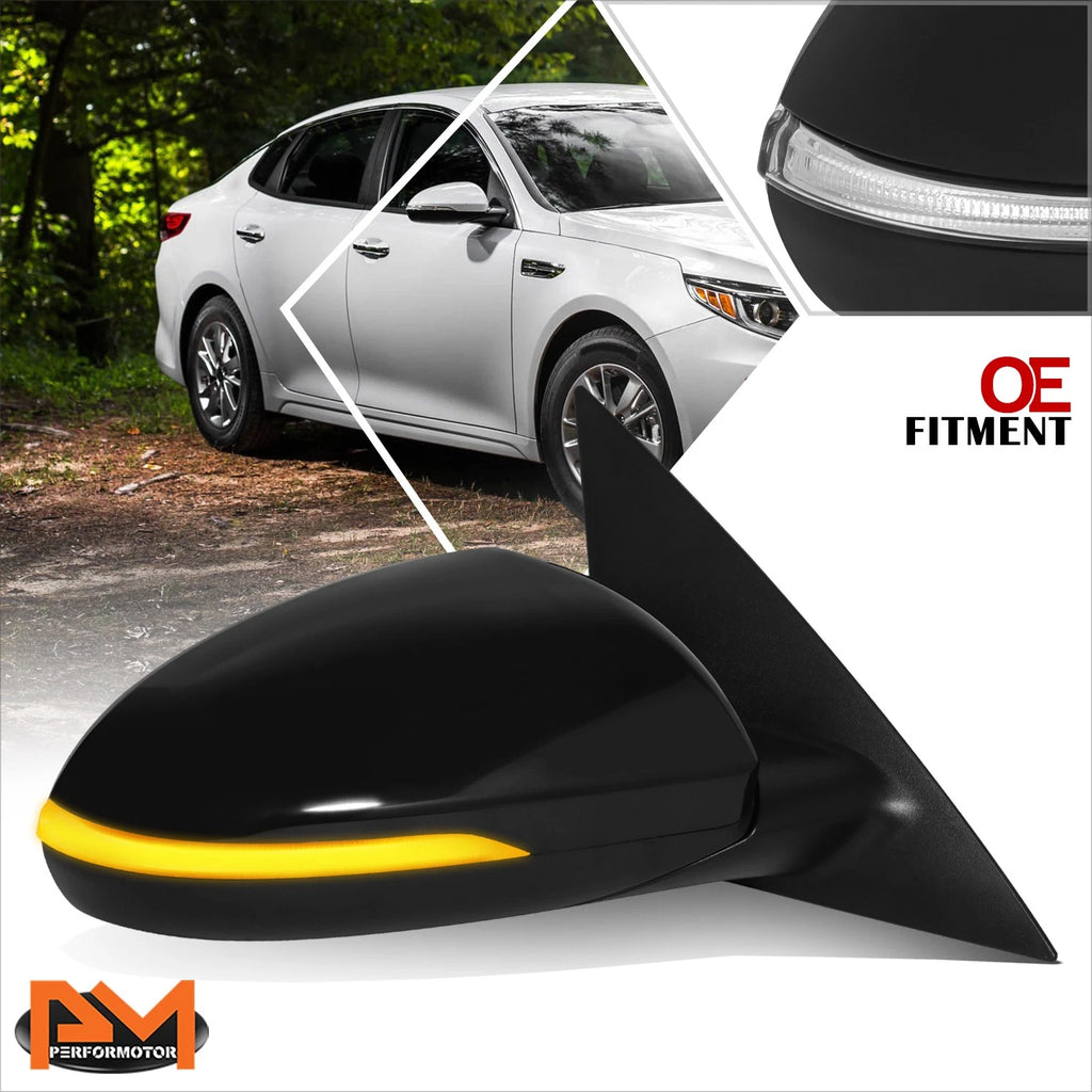Power Fold Heated Memory Side View Door Mirror Right for Optima (2016–2018)