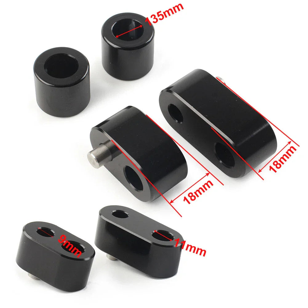 Motor Driver Floorboard Spacer for Harley FLTRX Road Glide (2015-2021)