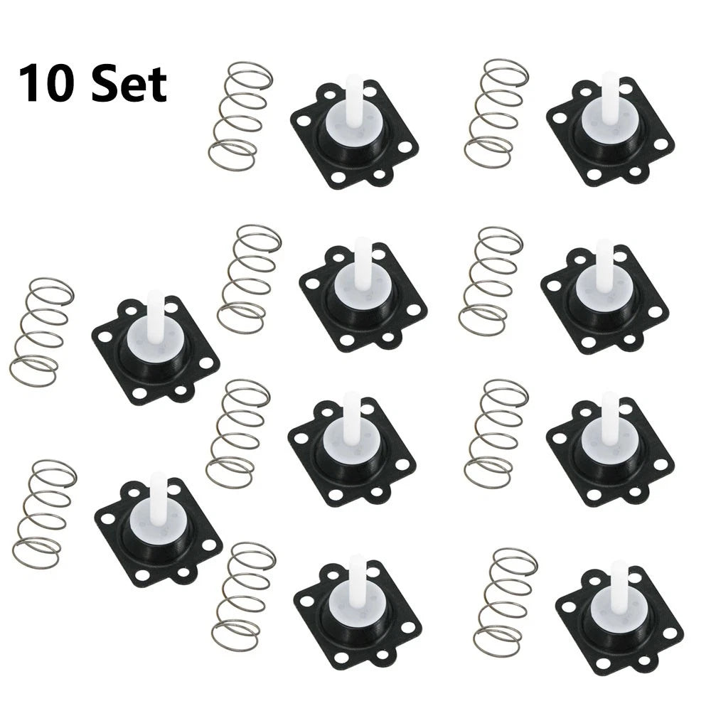 Set of 10 Accelerator Pump Repair Parts 811287 for Mercury 80-125HP (1988–2004)