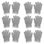 6 Pair Cut Resistant Working Gloves Level 5 Protection