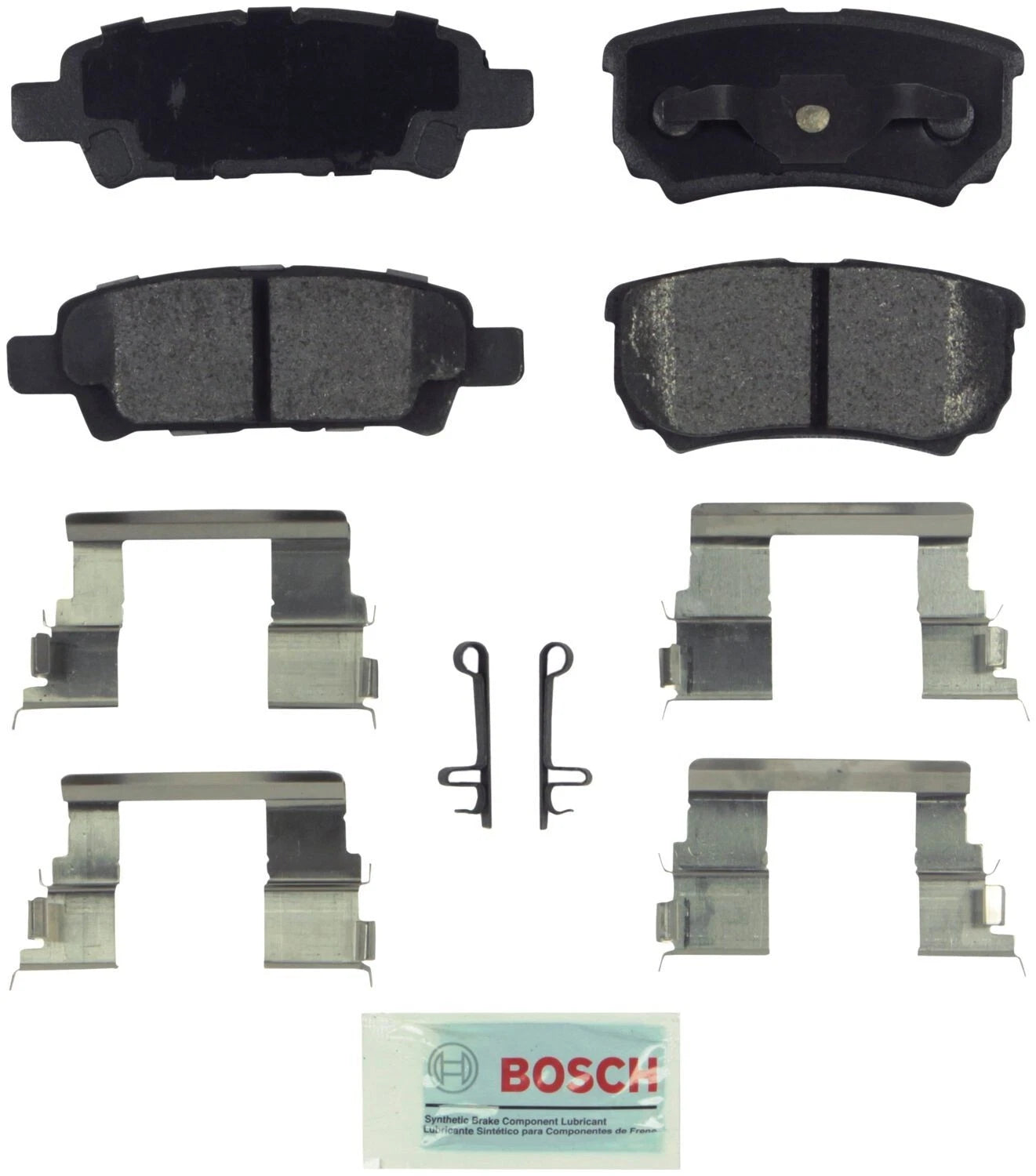 Rear Blue Brake Pads for Mitsubishi Lancer, Dodge Caliber, Chrysler 200 (Bosch)