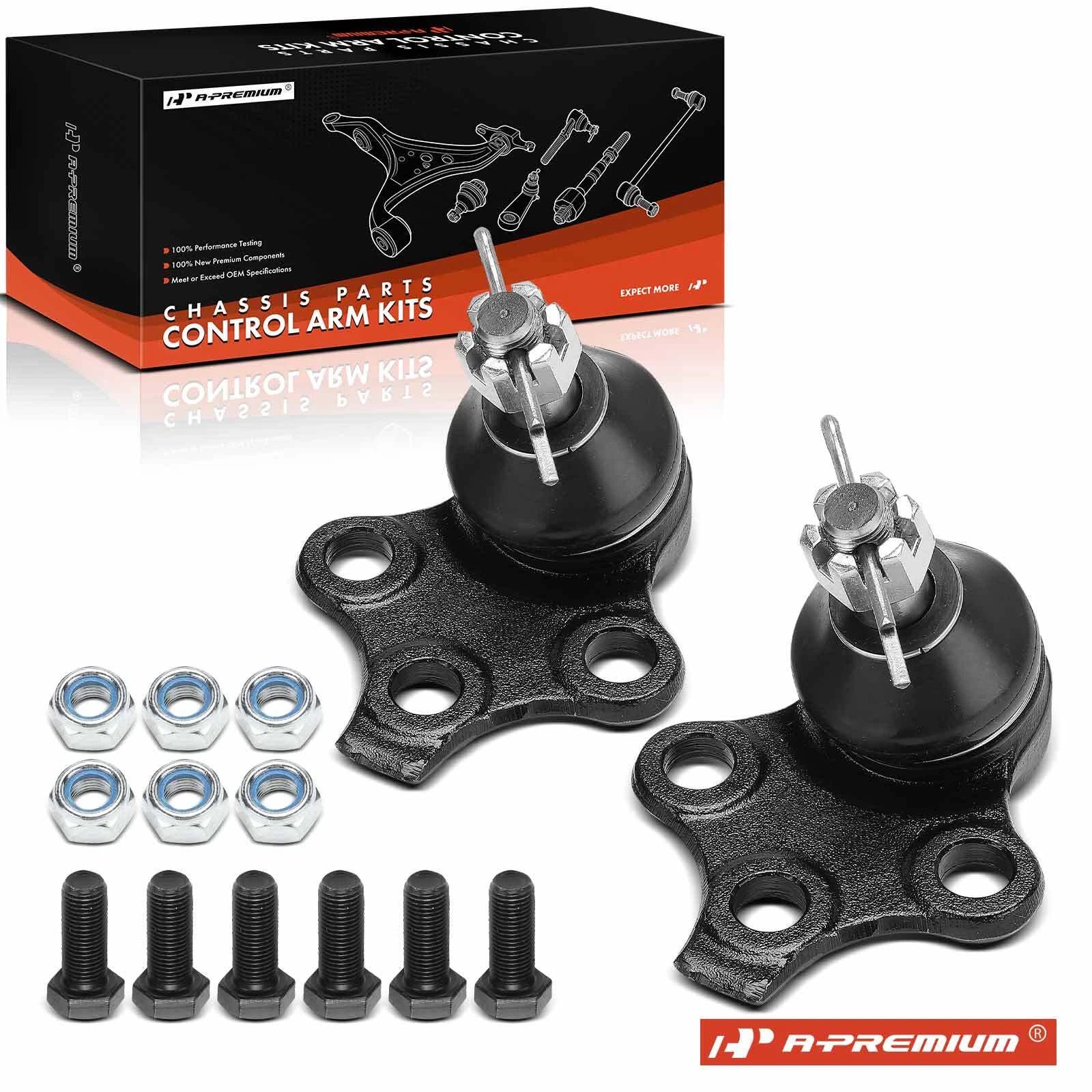 2X Front Lower Side Ball Joints for Chevrolet Buick Cadillac Olds 