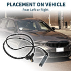 Rear Left or Right ABS Wheel Speed Sensor for BMW 323i (1999 - 2000)
