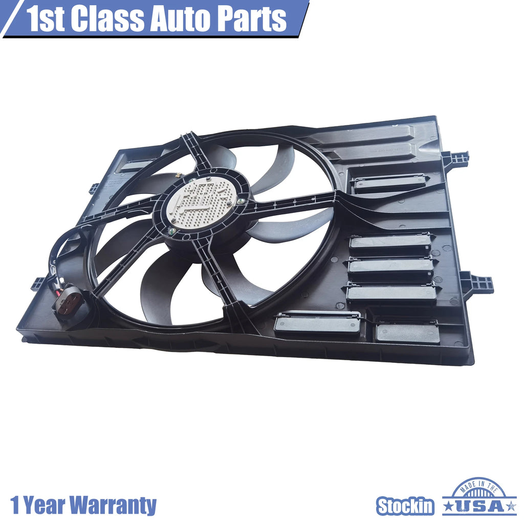 Cooling Fan for Audi A3 S3 VW e-Golf Golf GTI Jetta (2015–2020)