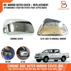 Chrome Outer Mirror Cover for Toyota Hilux Ute Vigo MK6 MK7 (2005-2014)