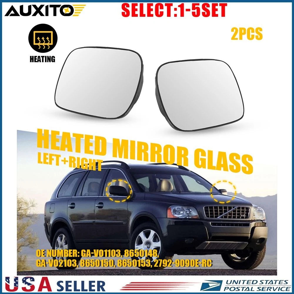 Heated Mirror Glass Set for Volvo XC70 XC90 (2003–2006) GA-VO1103