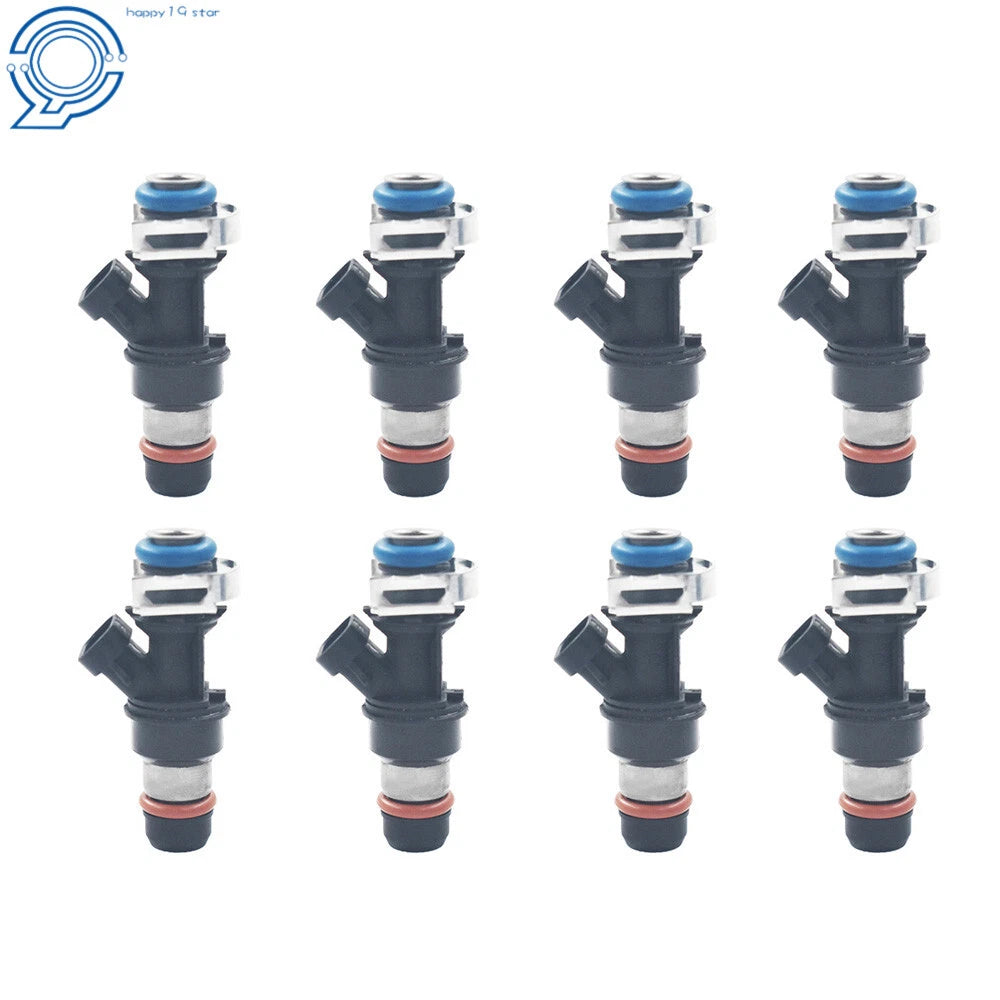 Set of 8 Fuel Injectors for GMC Cadillac Chevy (2001–2007)