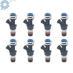 Set of 8 Fuel Injectors for GMC Cadillac Chevy (2001–2007)