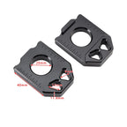 CNC Rear Chain Adjuster Axle Block for Suzuki DRZ400SM 400S 400E (2005–2024) Black