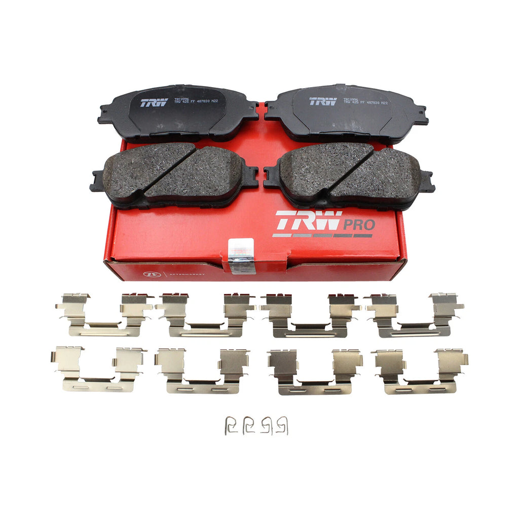 Set of 4 TRW Pro Ceramic Slotted Brake Pads for Lexus ES300 ES330 (2002–2006)