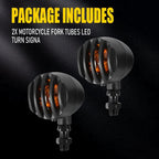 Pair LED Bullet Turn Signals for Mini Motorcycle (EPY)
