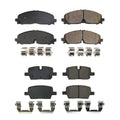 PowerStop Z17 Low-Dust Ceramic Brake Pads Kit for XT5 Traverse (2017–2023)