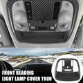 Carbon Fiber Roof Reading Light Cover Trim for Dodge Charger (2011–2021)