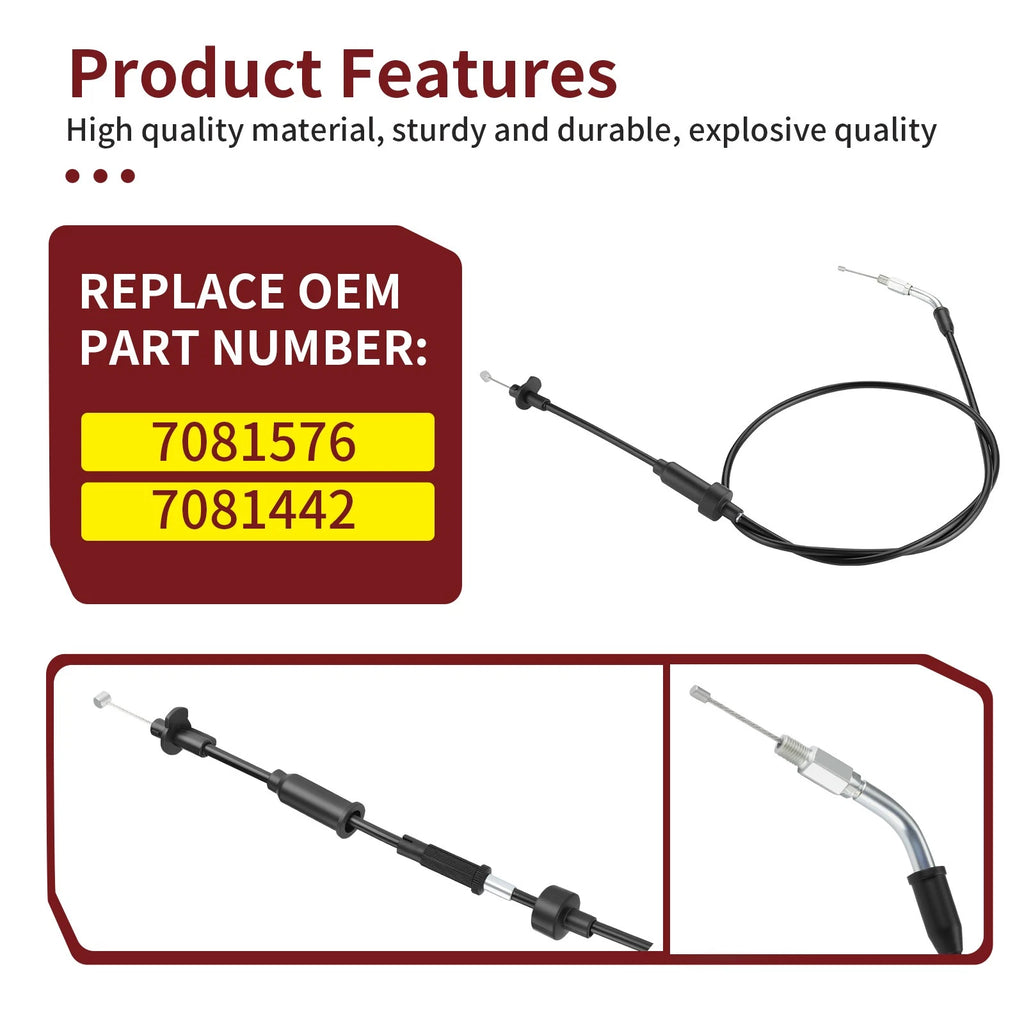 Throttle Cable for Polaris Sportsman XP 550 (2009–2014) 7081576 7081442