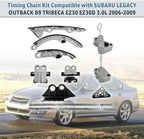 Timing Chain Kit for Subaru Legacy Outback B9 Tribeca EZ30 EZ30D 3.0L H6 (2006–2009)