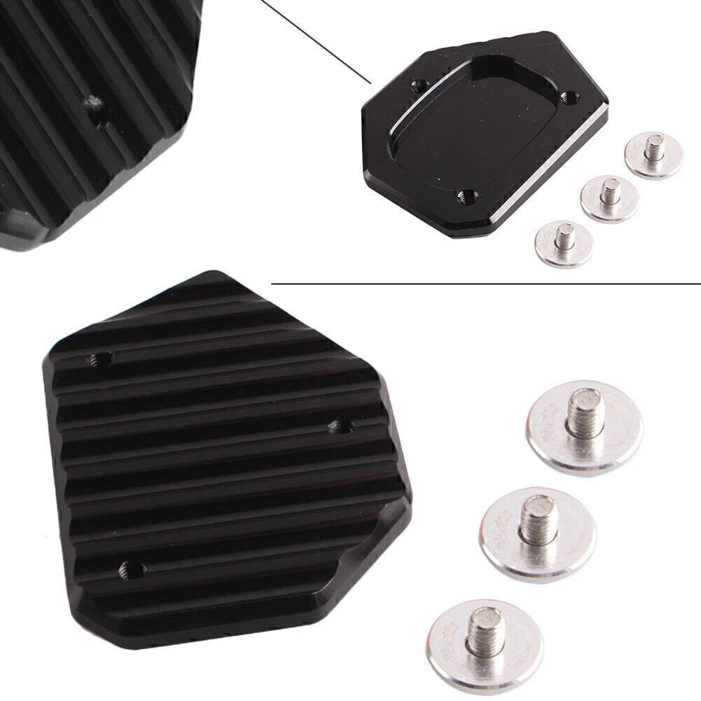 Kickstand Side Stand Enlarger Plate for Honda NC700S/X (2012–2014) CBR500R Black