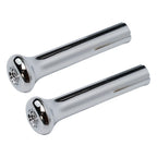 2 x Door Lock Knobs Chrome for Chevrolet Buick Pontiac (1971–1988)