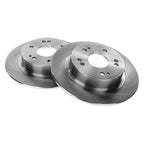Set of 2 Rear Disc Brake Rotors and Ceramic Pads for Acura TSX (2009–2014)