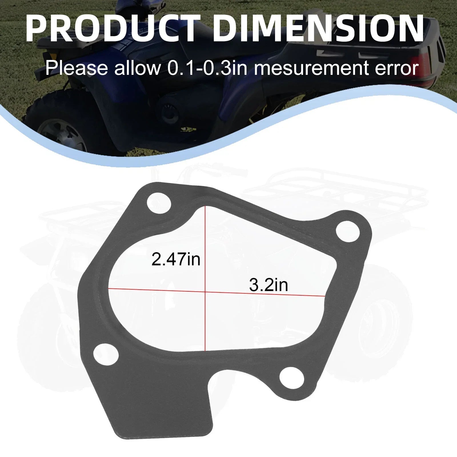 Exhaust gasket for Polaris RZR (2019–2023)