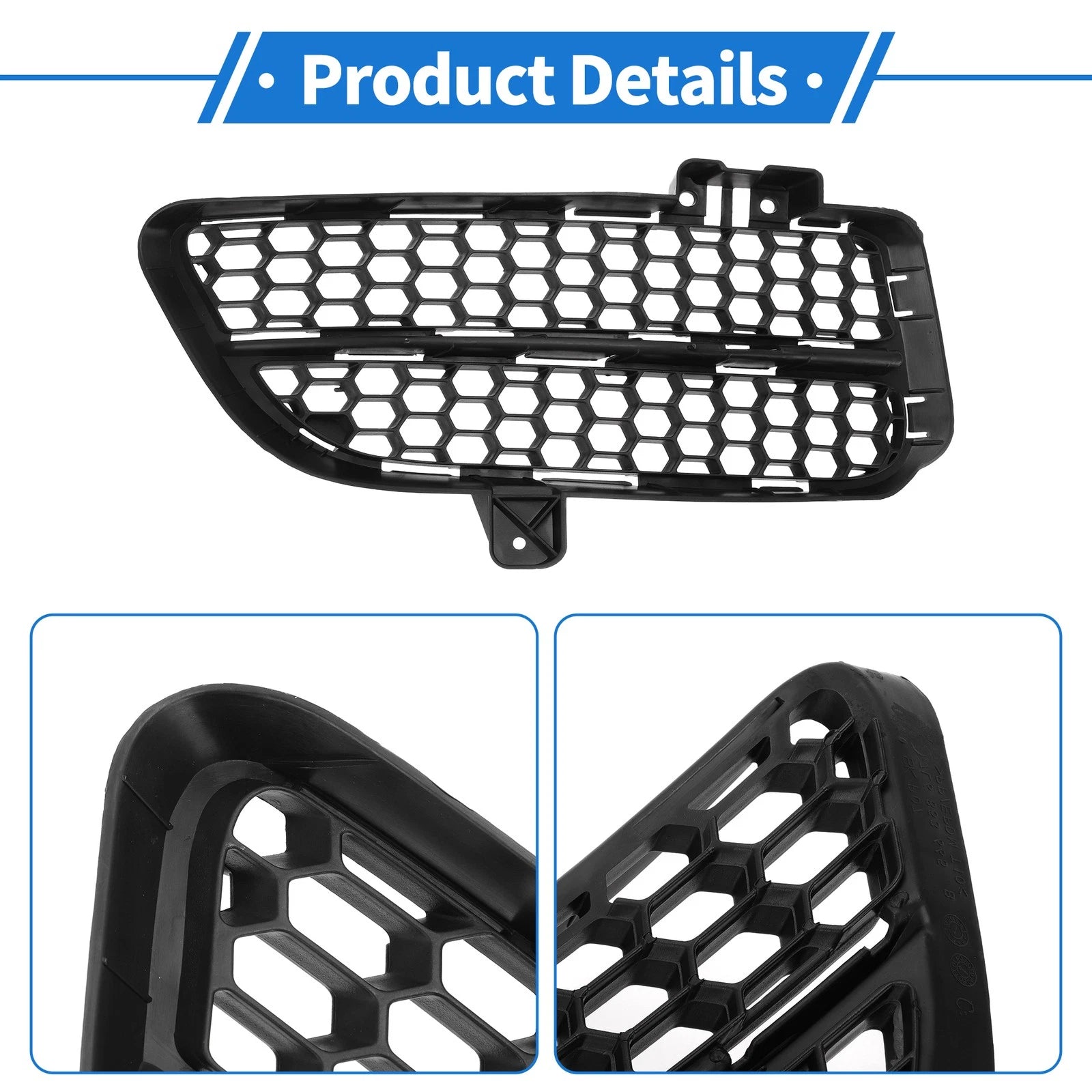 1 Pc Fog Light Grill for Volkswagen Touareg (2007–2010) No. 7L6853666B