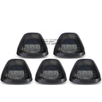 5Pcs Smoked Blue LED Cab Roof Running Lights for Ford Super Duty (1999–2016)