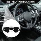 Dashboard Cover Mat for Subaru Forester (2018–2024) Black