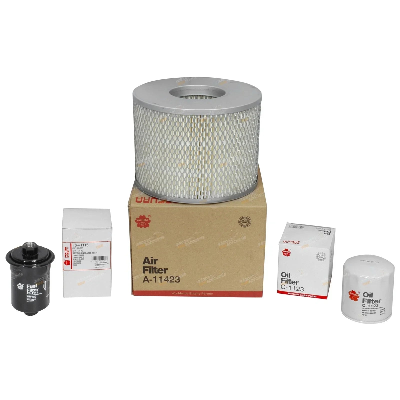 Air, Oil & Fuel Filter for Landcruiser Prado (1996–2002)