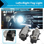 2Pcs Front Bumper Fog Light LH+RH for Mitsubishi Pajero (2015–2017)