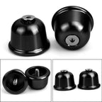 CNC Black Bar End Caps for Triumph Bonneville Street Twin T100 T120 (2016–2020)