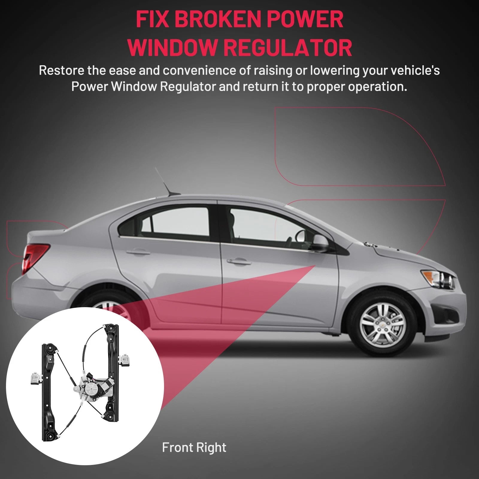 Power Window Regulator Motor for Hyundai Accent (2012–2017)