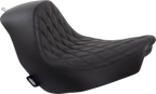 Solo Seat for Harley FL/FX (Drag Specialties, Double Diamond, Black Stitching)