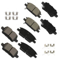 Set of 8 Ceramic Brake Pads for 2018 GMC Terrain