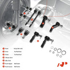 Set of 12 Front Sway Bar Link Tie Rods for Chevy Silverado 2500