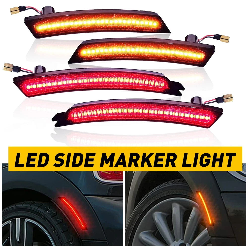 LED Side Fender Marker Light for MINI Cooper R55 R56 R57 R58 R59 (2007–2015)