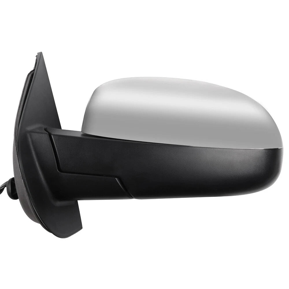 Set of 2 Chrome Power Memory Heated Side Mirrors for Chevy GMC