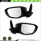 Set of 2 Heated Power Side Mirrors LH+RH for Honda Civic 1.5L 2.0L (2016–2019)