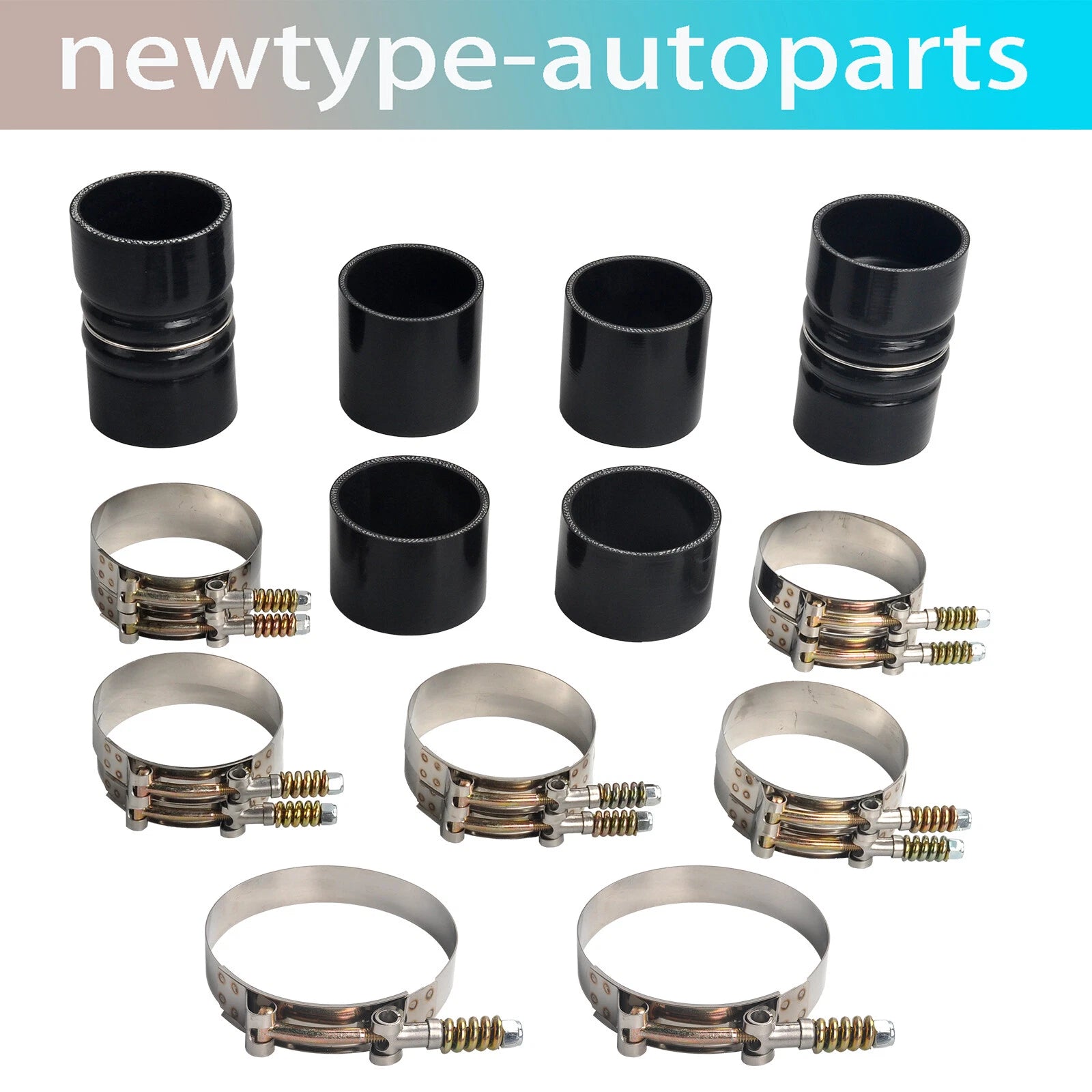 Powerstroke Diesel CAC Intercooler Boot & Clamp Upgrade Kit for Ford 7.3L (1999.5–2003)