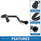 Radiator Hose 1 Pc for BMW 320i (2013-2015) Rubber Black
