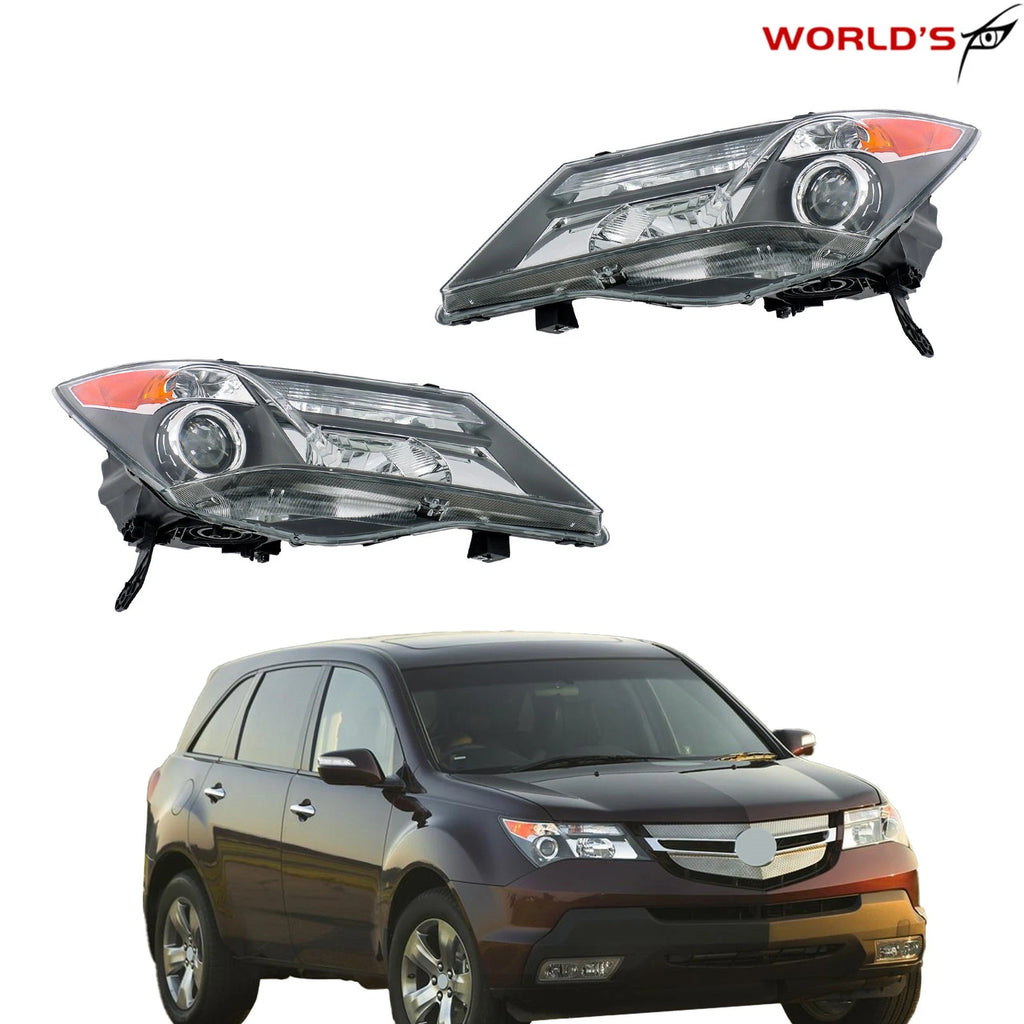 HID Headlight Assembly Projector Pair for Acura MDX (2007–2009)