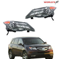 HID Headlight Assembly Projector Pair for Acura MDX (2007–2009)