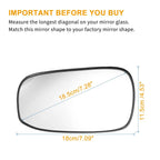 Heated Right Side Mirror Glass for Honda Accord (2003–2007)