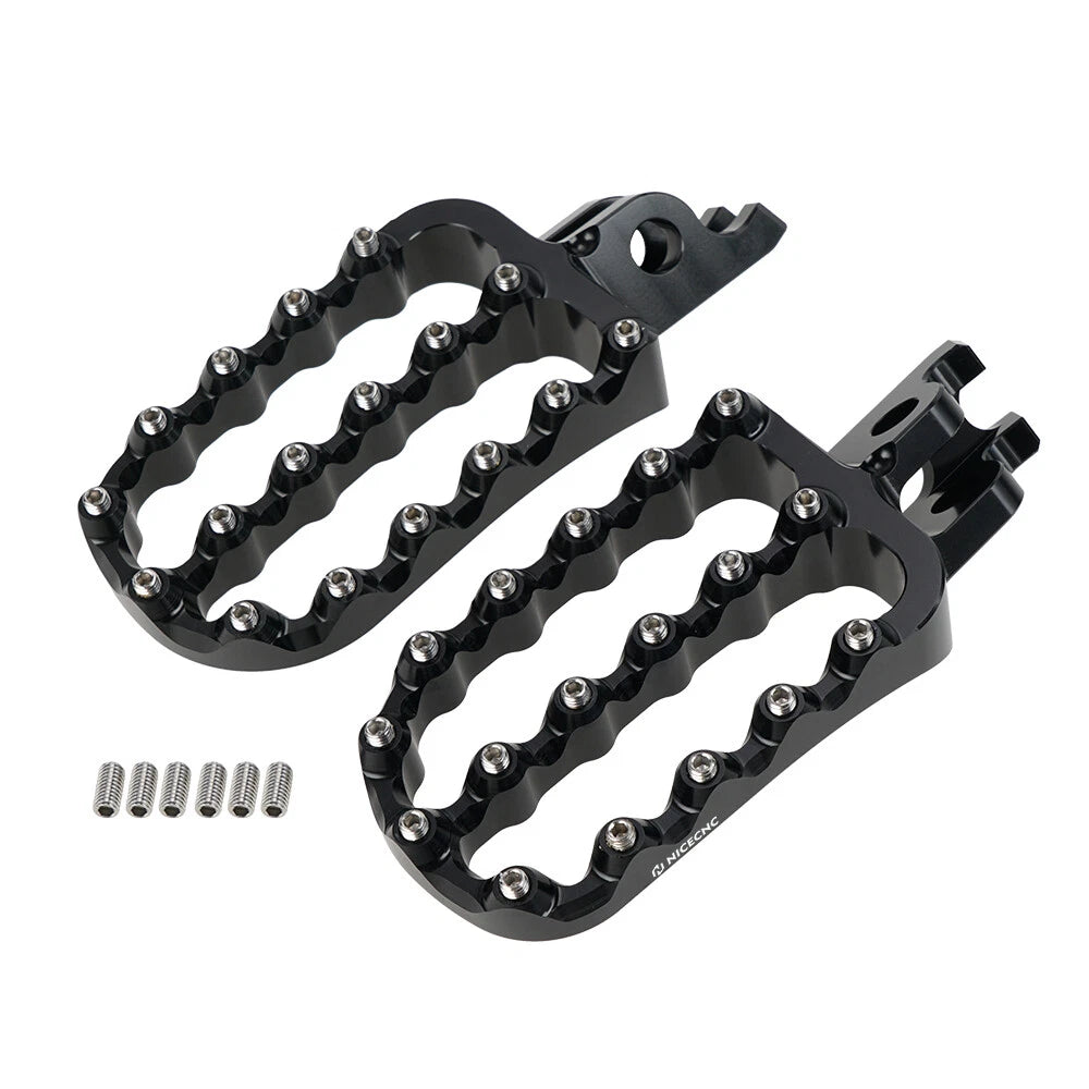 Billet CNC Wide Foot Pegs for Honda CRF450L (2019–2023) CRF250L (2012–2021)