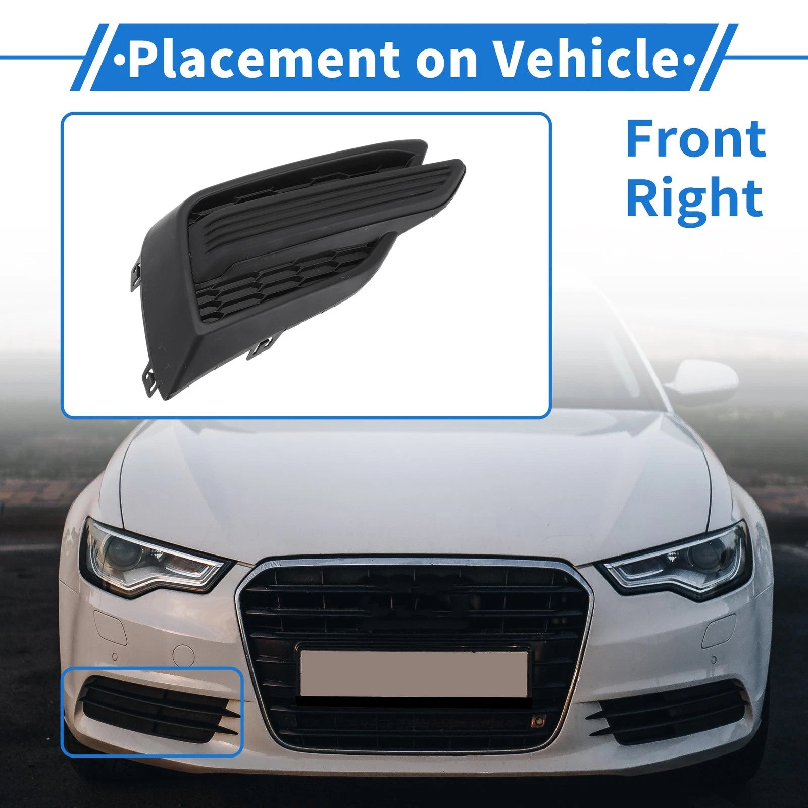 Front Right Fog Light Grill No. 71107T4NH71 for Honda Jade (2017–2020)