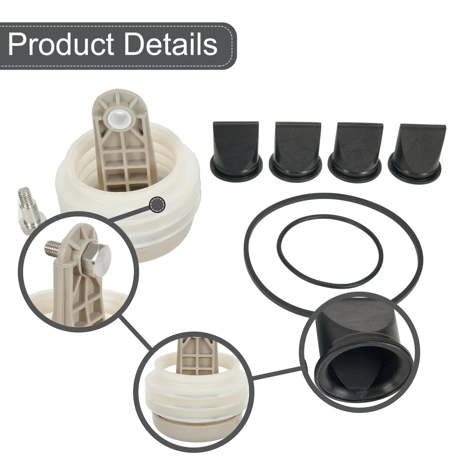 4 x Duckbill Valves Bellows Pump for Dometic S Plastic